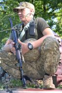 The military artillery exercises in the ATO zone