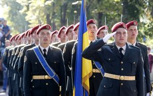 Warriors guard of honor