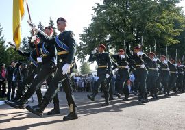 Warriors guard of honor