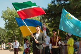 The holiday "Sabantui" in Zaporozhye
