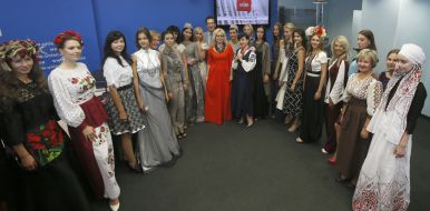 Presentation of the collection of designer clothes "Nayulyublenіsha"