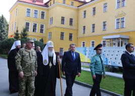 Филарет посетил Национальную академию сухопутных войск