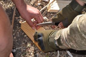 Practical training for soldiers