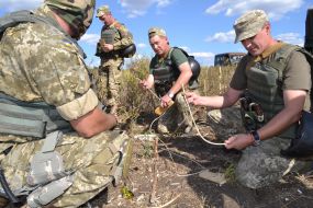 Practical training for soldiers