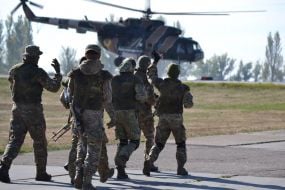 Special tactical exercises of special forces