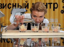 Участница Х Регионального Чемпионата Бариста