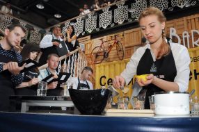 Участница Х Регионального Чемпионата Бариста