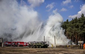 Extinguishing conventional fire