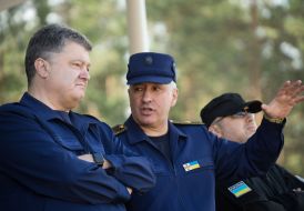 Petro Poroshenko and Nikolay Chechetkin