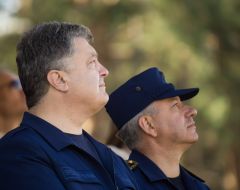 Petro Poroshenko and Nikolay Chechetkin