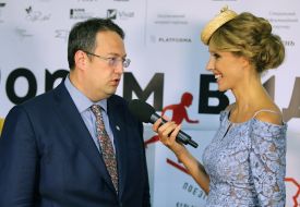 Anton Gerashchenko and Kateryna Osadcha