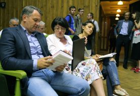 Oleg Synyutka and Oleksandra Koval