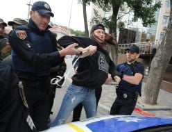 Clash at the Russian Consulate