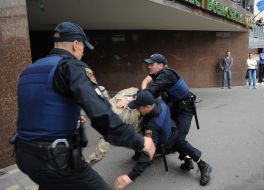 Clash at the Russian Consulate
