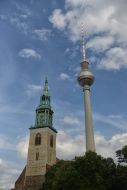 Saint Mary’s Church and the Berlin TV Tower 