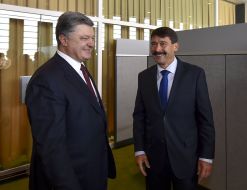 Petro Poroshenko and Janos Ader