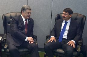 Petro Poroshenko and Janos Ader