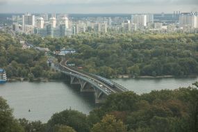 View of the metro bridge