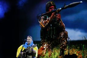 Ukrainian soldier