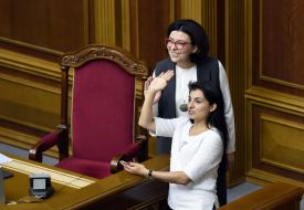 Oksana Syroyid and Victoria Voytsitska