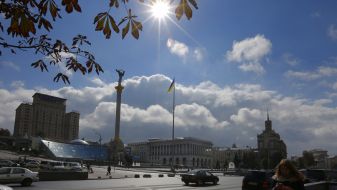 View of Maydan of Nezalezhnosti