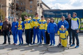Meeting of members of the Paralympic team of Ukraine in Zaporizhia