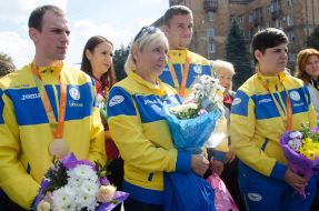 Meeting of members of the Paralympic team of Ukraine in Zaporizhia