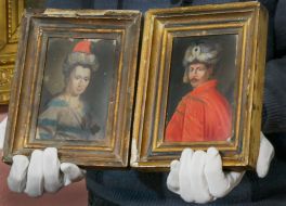 Portraits of Timosh Khmelnytsky and his wife Rosand Lupul-Khmelnitsky