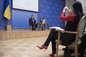 Встреча Владимира Гройсмана с региональными СМИ