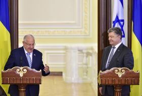Petro Poroshenko and Reuven Rivlin