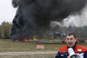 Учения аварийно-спасательных служб