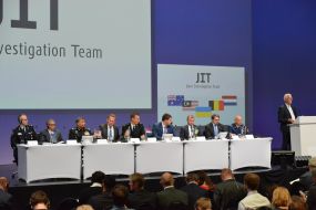 Representatives of the joint investigation team