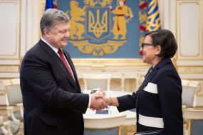 Петро Порошенко та Пенні Пріцкер