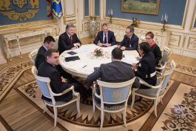 Зустріч Петра Порошенка та Пенні Пріцкер