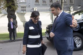 Володимир Гройсман та Пенні Пріцкер