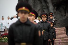 The Cadets had a watch in memory of Babi Yar