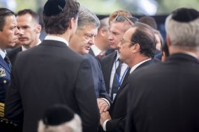 Petro Poroshenko, Francois Hollande