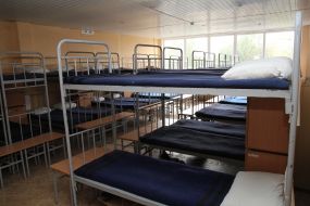 Barracks in the military unit