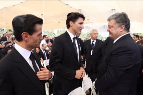 Petro Poroshenko, Justin Trudeau
