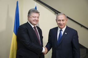 Petro Poroshenko and Benjamin Netanyahu