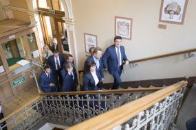 Groisman in Lviv University Library