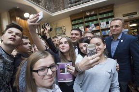 Groisman in Lviv University Library