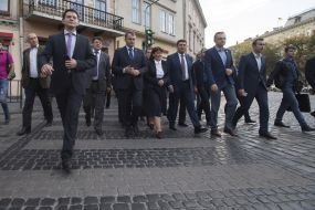 Volodymyr Groisman in Lviv