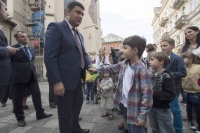 Volodymyr Groisman in Lviv