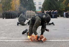 Demonstration performances of cadets