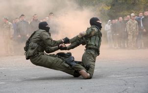 Demonstration performances of cadets