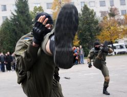 Demonstration performances of cadets