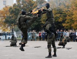 Demonstration performances of cadets