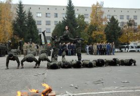 Demonstration performances of cadets