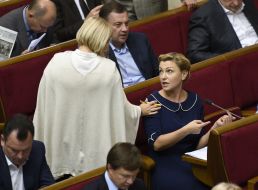 Irina Gerashchenko and Oksana Prodan